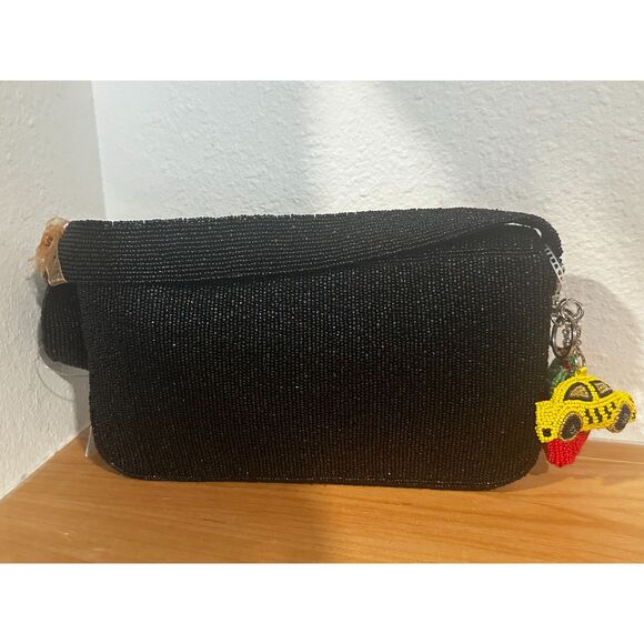 From India To You Beaded Urban Skyline Shoulder Bag NWT - Picture 3 of 6